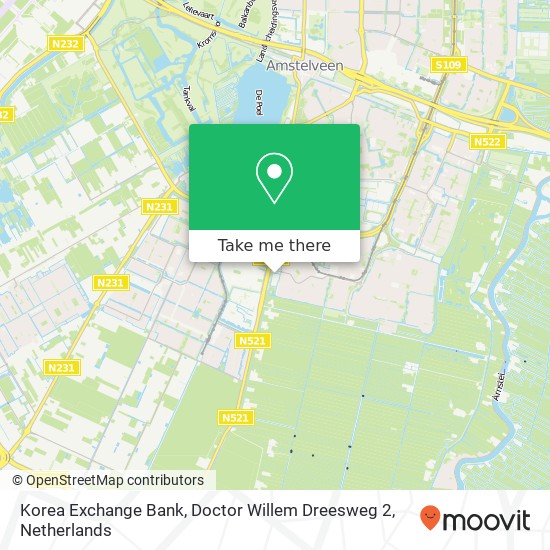 Korea Exchange Bank, Doctor Willem Dreesweg 2 map