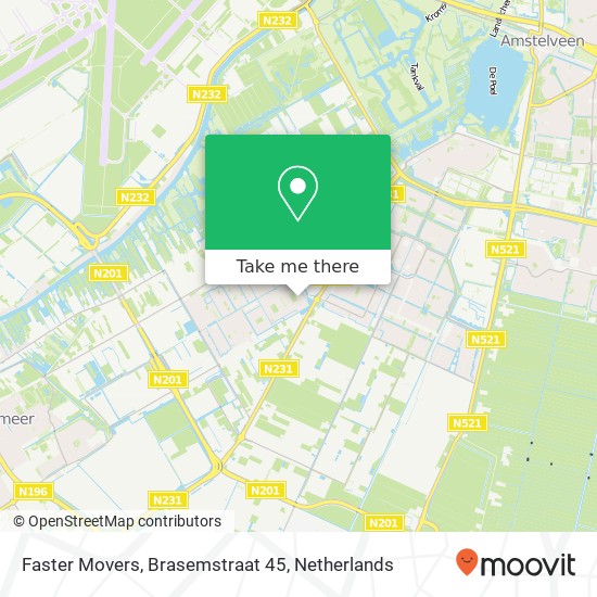 Faster Movers, Brasemstraat 45 map