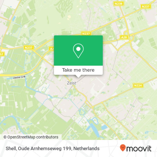 Shell, Oude Arnhemseweg 199 map