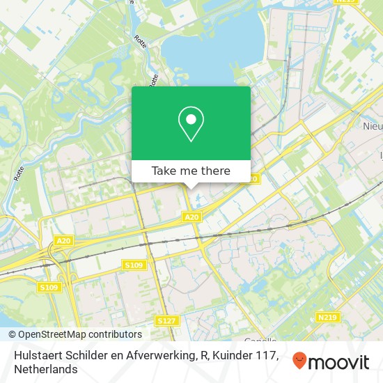 Hulstaert Schilder en Afverwerking, R, Kuinder 117 Karte