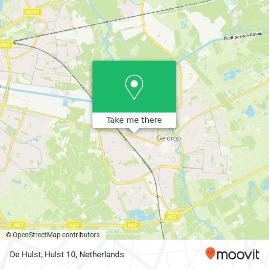 De Hulst, Hulst 10 map