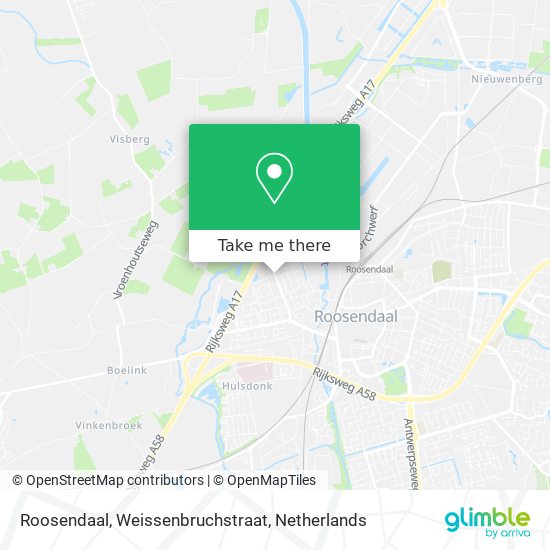 Roosendaal, Weissenbruchstraat map