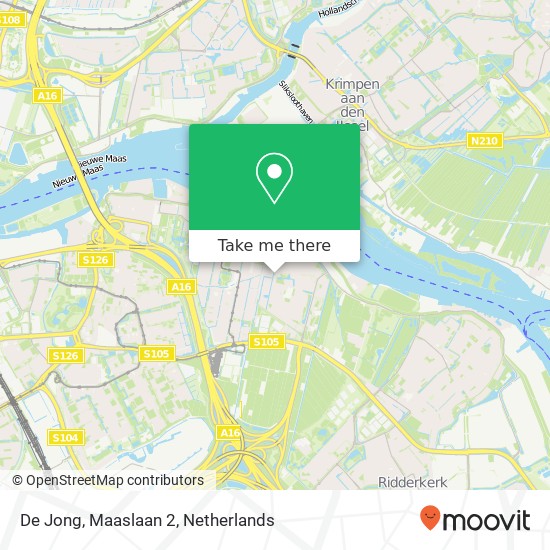 De Jong, Maaslaan 2 map