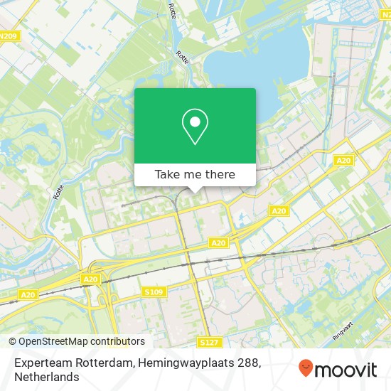 Experteam Rotterdam, Hemingwayplaats 288 Karte