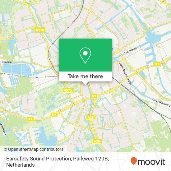 Earsafety Sound Protection, Parkweg 120B Karte