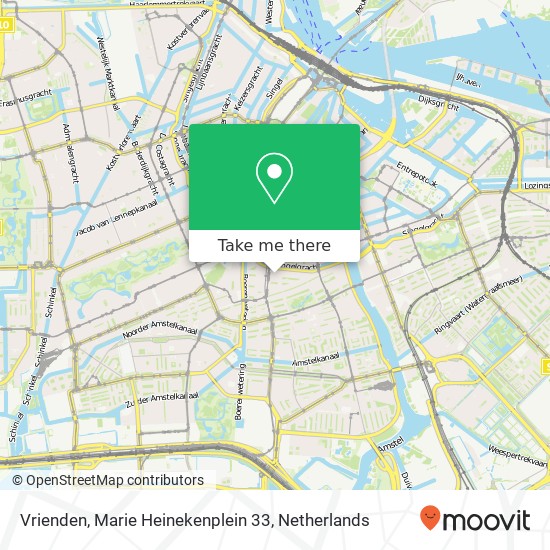 Vrienden, Marie Heinekenplein 33 map