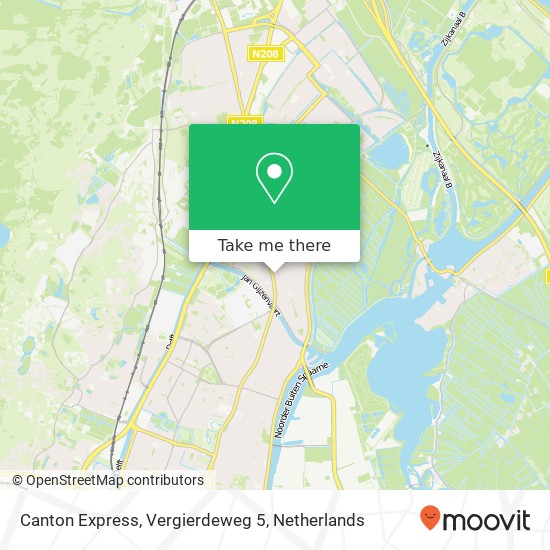Canton Express, Vergierdeweg 5 map