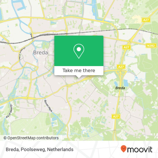 Breda, Poolseweg map