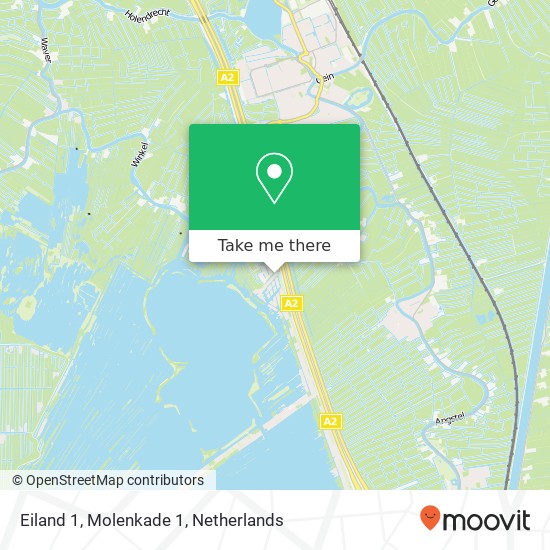 Eiland 1, Molenkade 1 map