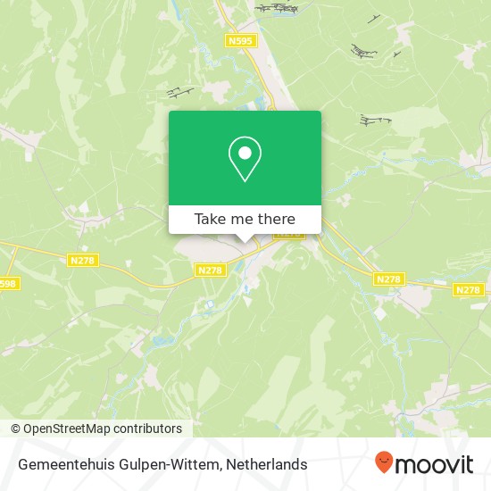 Gemeentehuis Gulpen-Wittem map