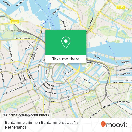 Bantammer, Binnen Bantammerstraat 17 map