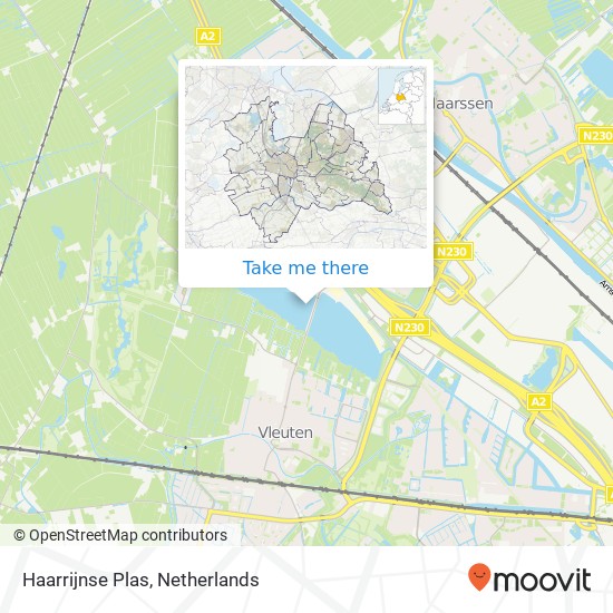 Haarrijnse Plas, Utrecht Karte