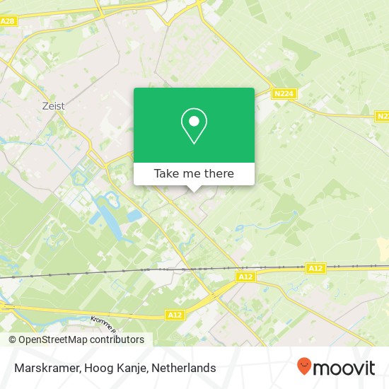 Marskramer, Hoog Kanje map