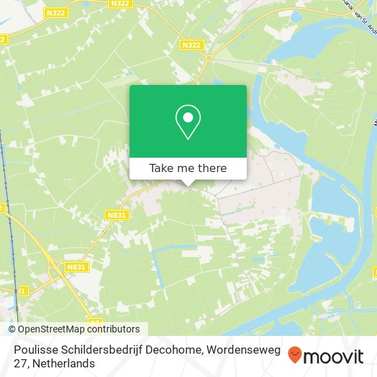 Poulisse Schildersbedrijf Decohome, Wordenseweg 27 map