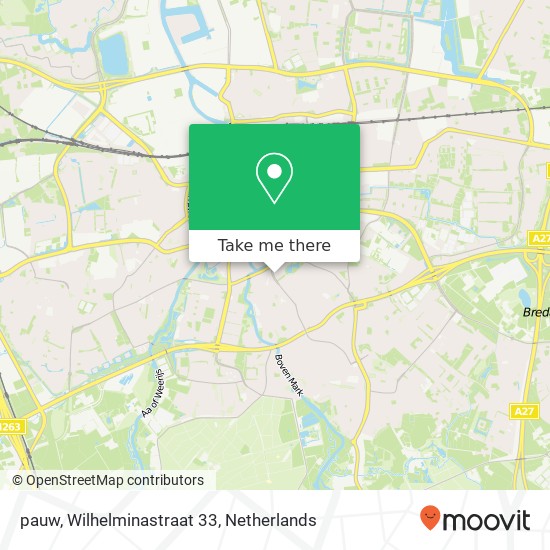 pauw, Wilhelminastraat 33 map