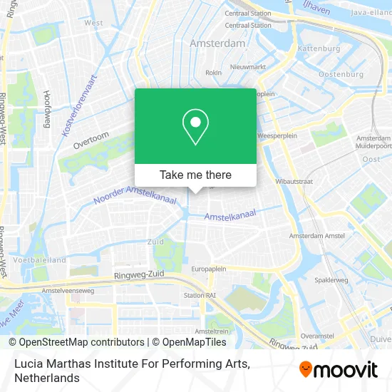 Lucia Marthas Institute For Performing Arts map