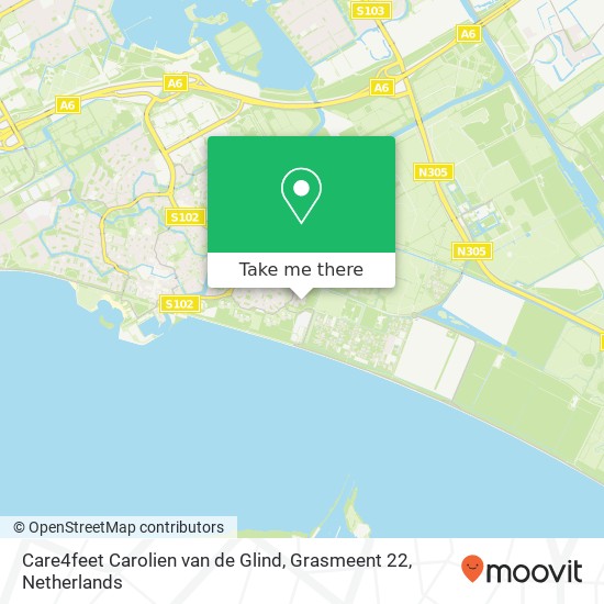 Care4feet Carolien van de Glind, Grasmeent 22 map