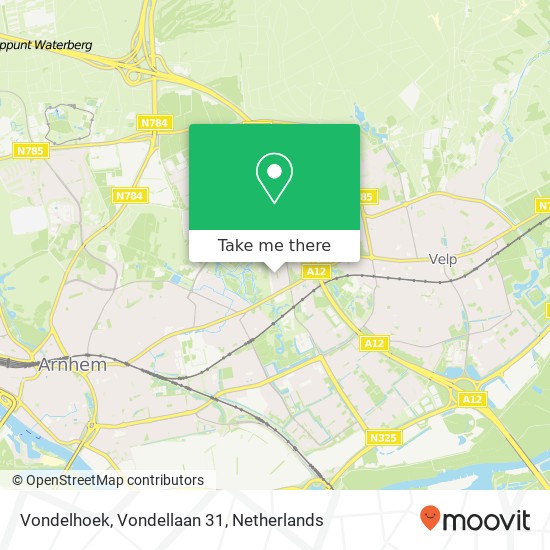 Vondelhoek, Vondellaan 31 map