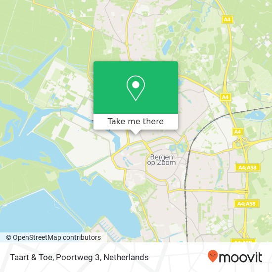 Taart & Toe, Poortweg 3 map