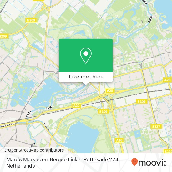 Marc's Markiezen, Bergse Linker Rottekade 274 map