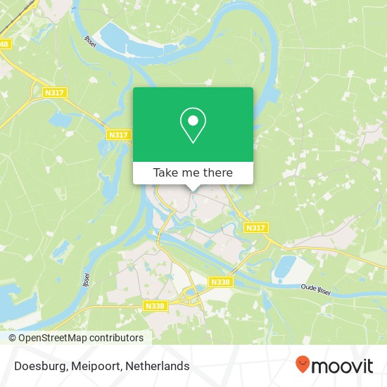 Doesburg, Meipoort map