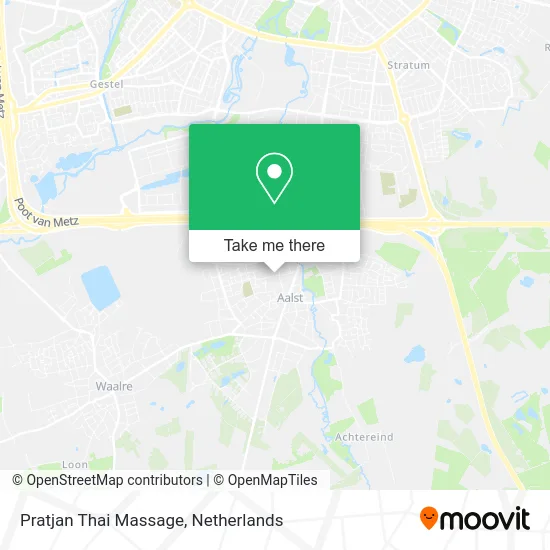 Pratjan Thai Massage map