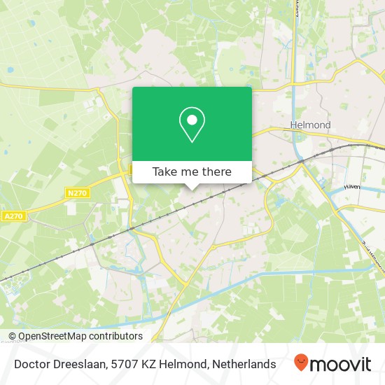 Doctor Dreeslaan, 5707 KZ Helmond map