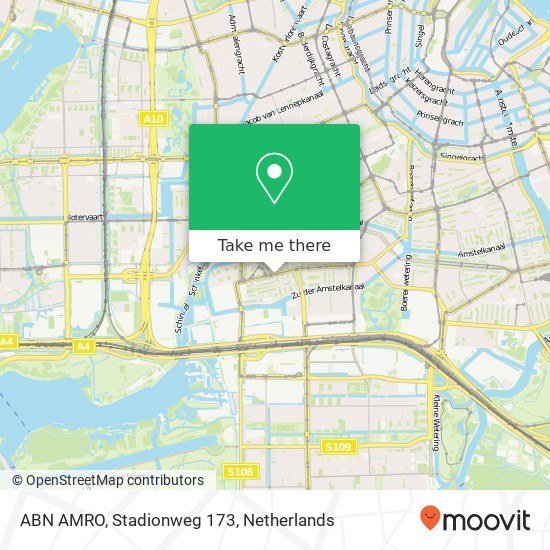 ABN AMRO, Stadionweg 173 Karte