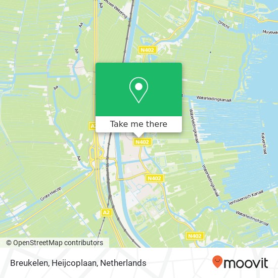 Breukelen, Heijcoplaan map