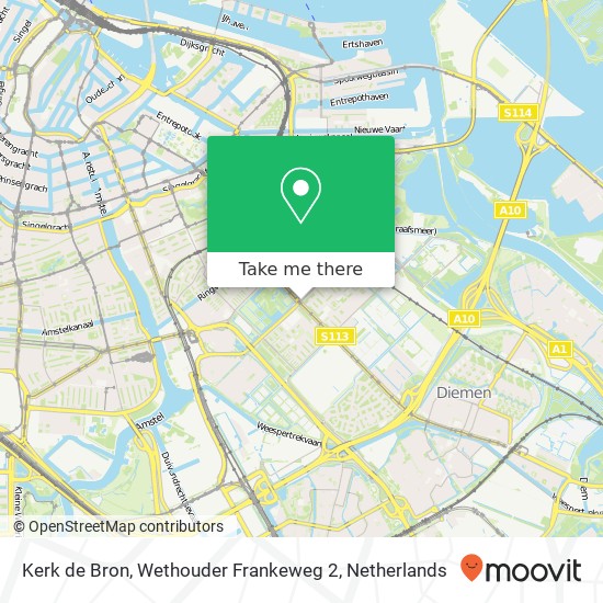 Kerk de Bron, Wethouder Frankeweg 2 map