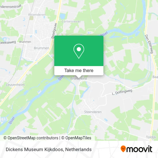 Dickens Museum Kijkdoos map