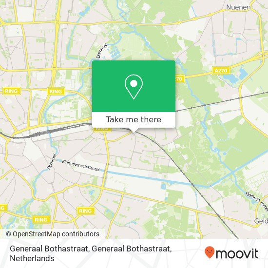 Generaal Bothastraat, Generaal Bothastraat map