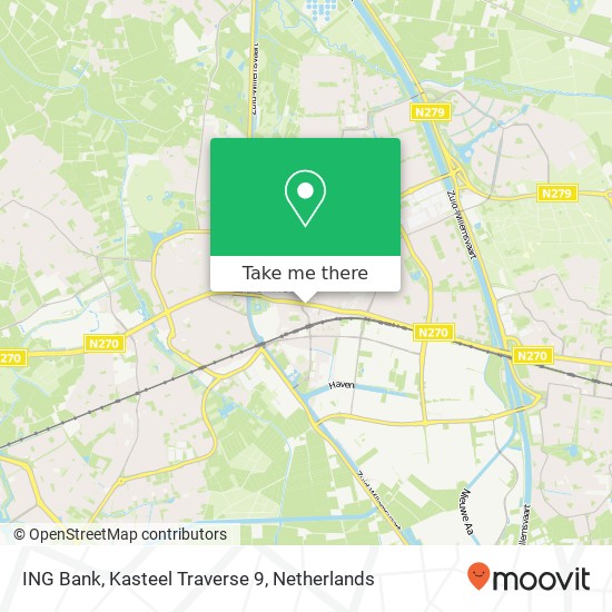 ING Bank, Kasteel Traverse 9 map