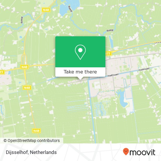 Dijsselhof, Hoofdvaart 121 map