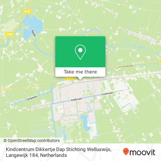 Kindcentrum Dikkertje Dap Stichting Welluswijs, Langewijk 184 map