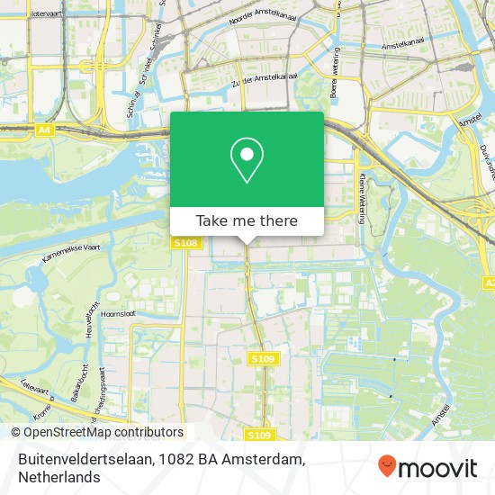 Buitenveldertselaan, 1082 BA Amsterdam map