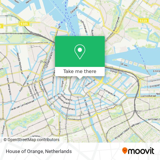 House of Orange map