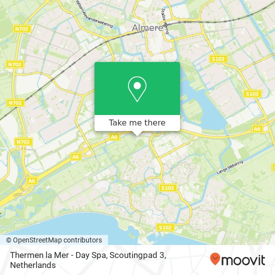 Thermen la Mer - Day Spa, Scoutingpad 3 map