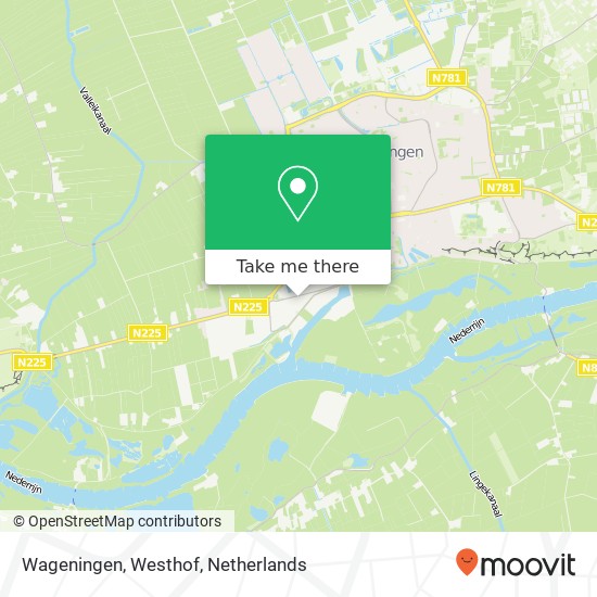 Wageningen, Westhof map