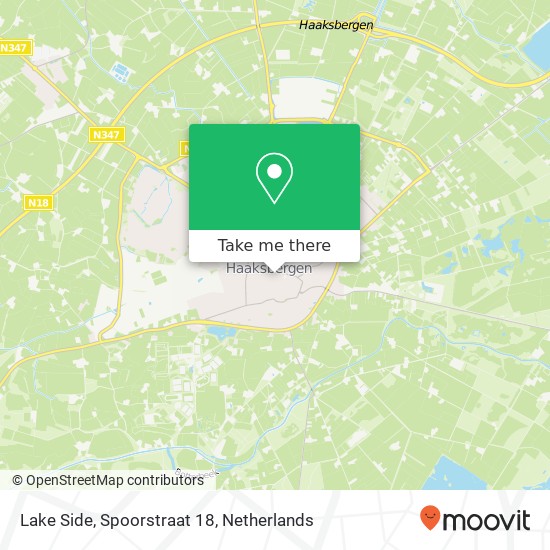 Lake Side, Spoorstraat 18 map