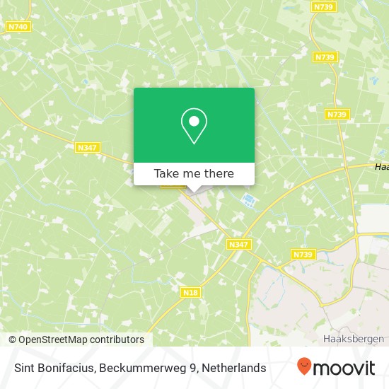 Sint Bonifacius, Beckummerweg 9 map