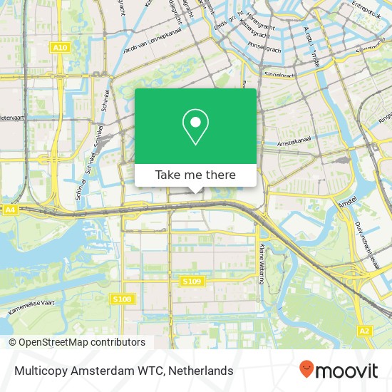 Multicopy Amsterdam WTC Karte