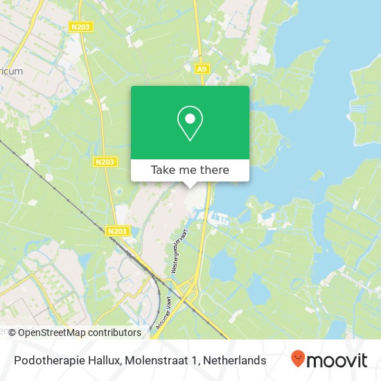 Podotherapie Hallux, Molenstraat 1 map