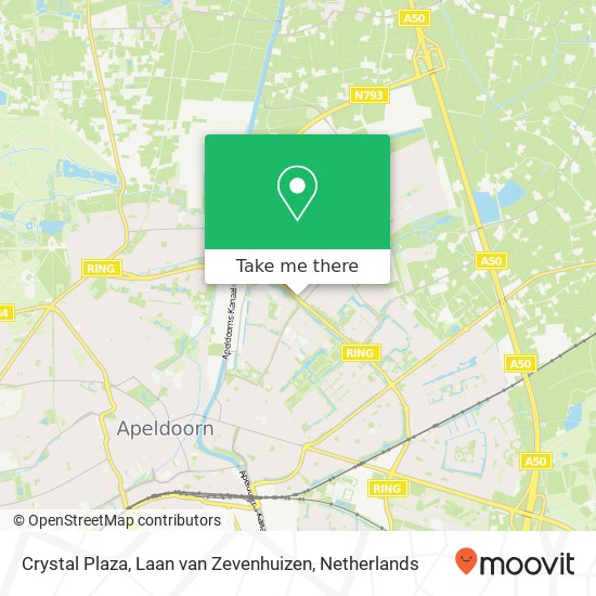 Crystal Plaza, Laan van Zevenhuizen Karte