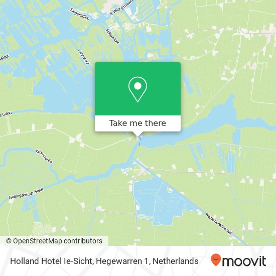 Holland Hotel Ie-Sicht, Hegewarren 1 Karte