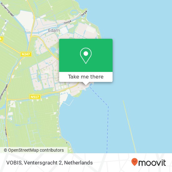 VOBIS, Ventersgracht 2 map