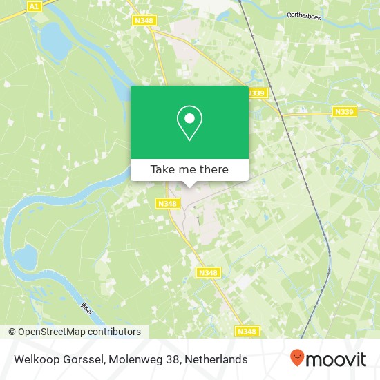 Welkoop Gorssel, Molenweg 38 map