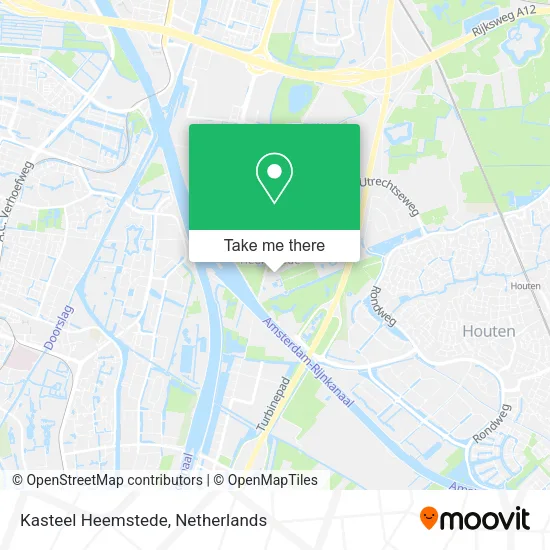 Kasteel Heemstede map