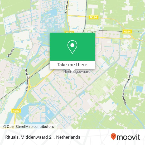 Rituals, Middenwaard 21 map