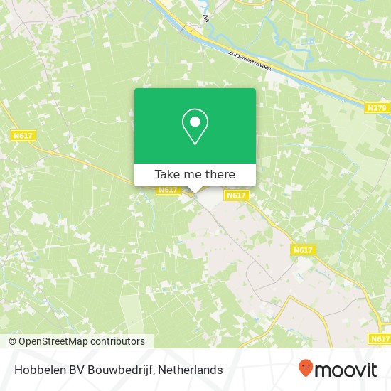 Hobbelen BV Bouwbedrijf Karte